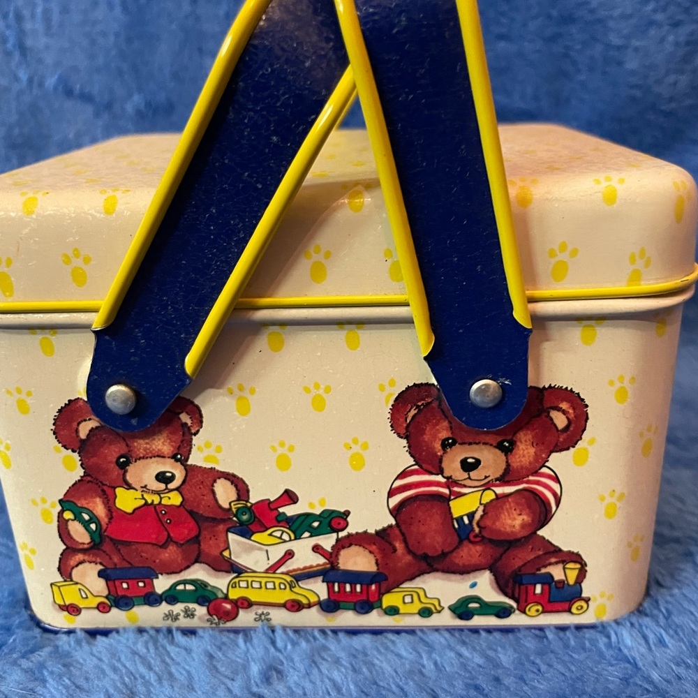 1987 Potpourri Press Teddy Bear Tin